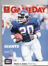 Sep 28 1996 NY Giants vs New Orleans Saints Program Phil Simms 286 Yds /... - £11.82 GBP