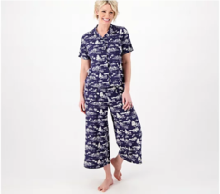 Bumblebella Dreamy Notch Collar &amp; Pant Pajama (NavyTuscanToile, SP) A587259 - $11.46