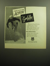 1958 Union Pacific Railroad Ad - There&#39;s always more action at Sun Valley Idaho - £14.46 GBP