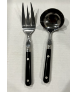 Vintage WF Washington Ford Mardis Gras Black Handle Ladle and Serving Me... - $465.82 MXN
