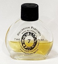 Hallbrook Perfumes 7 Parfum Perfume Splash Vintage Women Canada 1/4 oz/7... - $12.99