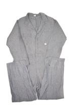 Vintage Coveralls Mens 48R Herringbone Mechanic Workwear Jumpsuit Cotton... - £41.74 GBP