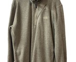 The North Face Quarter Zip Mens XLG Tan Gray Micro Fleece Pullover Mock ... - £22.95 GBP