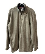 The North Face Quarter Zip Mens XLG Tan Gray Micro Fleece Pullover Mock ... - £22.96 GBP