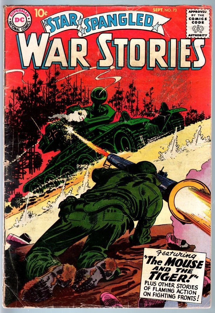 Primary image for STAR SPANGLED WAR STORIES #73-1958-DC WAR COMIC-SILVER AGE-VG VG