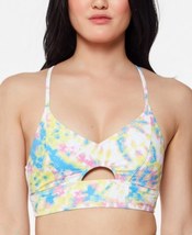 Jessica Simpson Womens Cropped Cami Cutout Deep V Neck Adjustable Swimsuit Top - £18.88 GBP