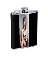 Korean Pin Up Girls D1 Flask 8oz Stainless Steel Hip Drinking Whiskey - $16.78