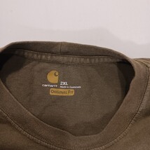 Carhartt Mens Brown 2XL Long Sleeve Original Fit Deer Graphic T-Shirt 102268 301 image 6