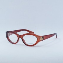 GUCCI GG1405O 003 Transparent Burgundy 51mm Eyeglasses New Authentic - £160.55 GBP