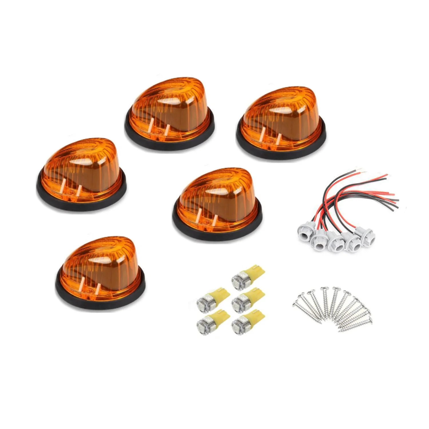 5pcs Cab Roof Top Marker Clearance Running Lights Fit For GMC C K Series 1973-19 - £169.80 GBP