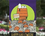 Jetmax Peanuts Snoopy Great Pumpkin Happy Halloween Flag Garden Flag,12" x 18" - $39.98