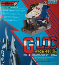 G Loc Air Battle Arcade FLYER 1990 Original Video Game Artwork Sheet Japan  - £33.41 GBP