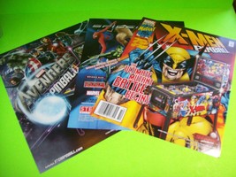 Marvel Comics Pinball FLYERS Avengers X-Men Spiderman Hulk Venom Thor Lot of 3 - £24.28 GBP
