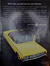 CHRYSLER - The Newport Hardtop - 1965 VTG Print Ad - $219.48 MXN