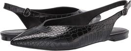 Rampage Blaine Size US 7 M Women&#39;s Slingback Pointed Toe Flat Croco Mule... - $31.38 CAD