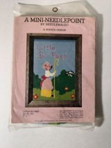 Needlepoint Kit Little Bo Peep Vintage NIP 5x7 Sheep 1975 NeedleMagic Wanda - $12.55
