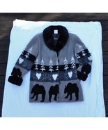 Vint USA MONTEREY Fashions Fleece CarCoat- Thick Cozy lined Bear Woodsy ... - $81.95 CAD