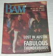 THE FABULOUS THUNDERBIRDS BAM MAGAZINE VINTAGE 1987 - $41.05 CAD