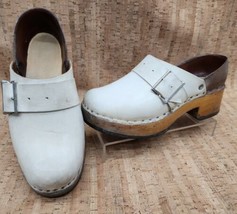 Vintage 1960s Multnomah Clogs Classic with Strap &amp; Buckle Resoled Womens 5.5-6.5 - £117.67 GBP