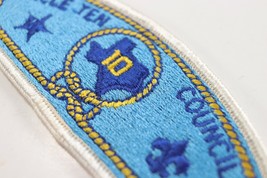 Vintage Circle Ten 10 Council Texas Embroidered BSA Boy Scout Shoulder CSP Patch - £9.16 GBP