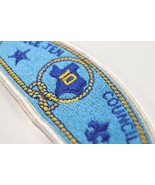 Vintage Circle Ten 10 Council Texas Embroidered BSA Boy Scout Shoulder C... - $11.69