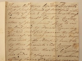 1788 antique DEED biddeford me MORRILL sml house CUMMINGS signed REV WAR... - £113.06 GBP