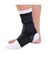 DonJoy Advantage Ankle Sleeve with Figure 8 Straps Open Heel Black Small - $22.31