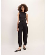 Everlane Pants Size 000 The Utility Barrel Pant Black Regular Organic Co... - $63.69