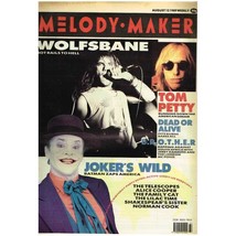 Melody Maker Magazine August 12 1989 npbox75 Tom Petty - Wolfsbane - $14.80