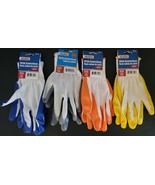 GRIP GLOVES Nitrile Palm Textured Grip &amp; Fabric One-Size-Fits-Most, Sele... - £2.76 GBP