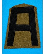 CIRCA 1920’s–1942, US ARMY, 1st ARMY, SSI, ON WOOL, PATCH, VINTAGE - $659.65 MXN