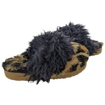 UGG Girls Cheetah Slippers Size 10 Little Kids Scuffette Shoes Hair Leopard - £26.51 GBP