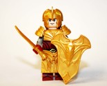 Elf Golden Warrior Lotr Lord Of The Rings Hobbit Custom Minifigures - $158.89 MXN
