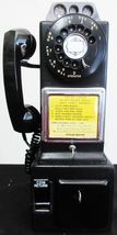Automatic Electric Pay Telephone 3 Coin Slot Rotary Dial Operational #7 - $995.00