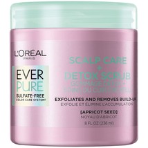 L&#39;Oreal Paris EverPure Exfoliating Scalp Care + Detox Scrub with Apricot seed, 8 - £14.38 GBP