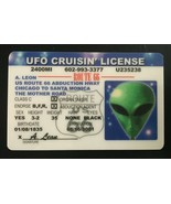 UFO Cruisin License Alien Route 66 Novelty ID Card Drivers Cruising Moth... - £6.99 GBP