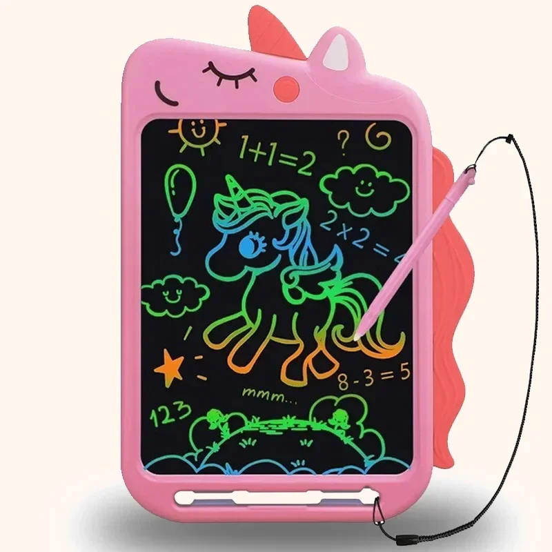  board lcd screen writing tablet cartoon animal electronic handwriting pad drawing toys thumb200