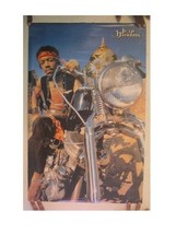 Jimi Hendrix Poster Riding Motorcycle Jimmy - £35.39 GBP