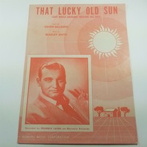 That Lucky Old Sun Just Rolls Around Heaven All Day Frankie Laine photo 1949 - $4.99