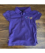 Vintage Girls COOGI 4T Polo Shirt Top Baby Puffy-Sleeves Purple Girlhood - $27.34 CAD