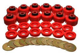 00-06 Escalade Tahoe Yukon Sub Frame Body Mount Bushings Polyurethane RED - £256.56 GBP