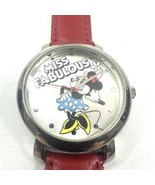Miss Fabulous Minnie Mouse Disney Special Edition Wristwatch with Red Band - £9.59 GBP