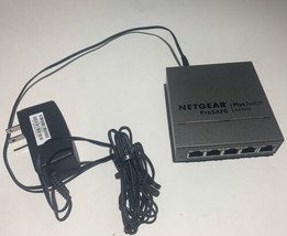 NETGEAR ProSafe GS105Ev2 GS105 Smart Switch 5-Port Gigabit (With Adapter) - £19.95 GBP