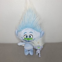 Trolls Plush Doll Lot Guy Diamond Singing Talking 14&quot; and Small 4&quot; Toy - £13.26 GBP