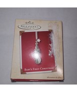 Baby&#39;s First Christmas Silver-Plated Spoon Hallmark Keepsake Ornament NIB - $17.99 CAD