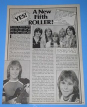 The Bay City Rollers Tiger Beat Star Magazine Photo Clipping Vintage 1979 - $18.99