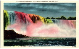 Vintage Niagara Falls Horseshoe Falls Canada Canadian Falls Unused Postcard - $14.84