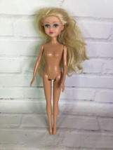 Funville Sparkle Girlz Girls Doll Blonde Hair Nude Loose Great for OOAK - £5.21 GBP