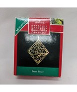 Hallmark Keepsake Christmas Ornament Brass Peace - $11.29