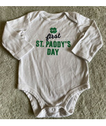 Carters Boys White Green My First St. Paddy’s Day Long Sleeve One Piece ... - €2,97 EUR